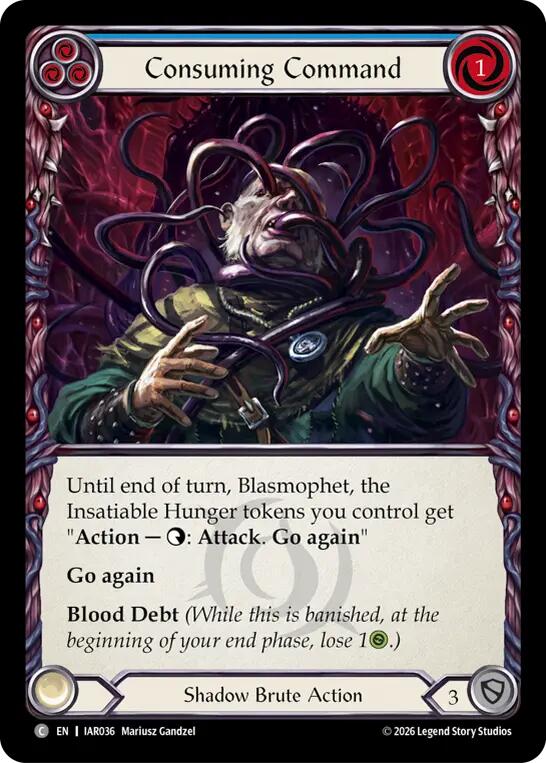 Consuming Command [Usurp the Shadow Throne]