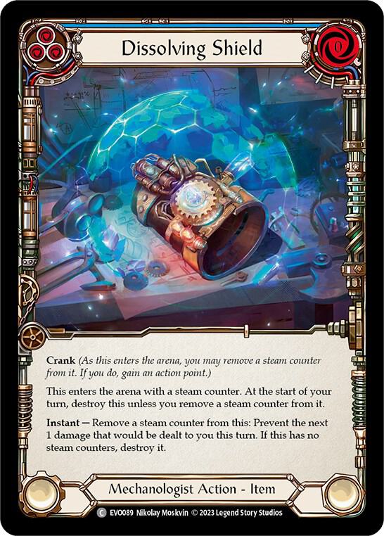 Dissolving Shield (Blue)