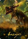 Thrasta, Tempest's Roar Art Card (42/81) (Gold-Stamped Signature)