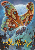 Luminous Broodmoth Art Card (Gold-Stamped Signature)