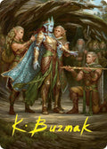 Lathril, Blade of the Elves Art Card (48/54) (Gold-Stamped Signature)