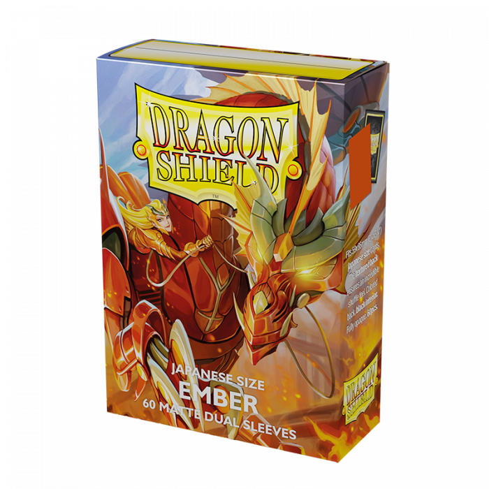 Dragon Shield Japanese Card Sleeves - Box 60 - Dual Matte Ember