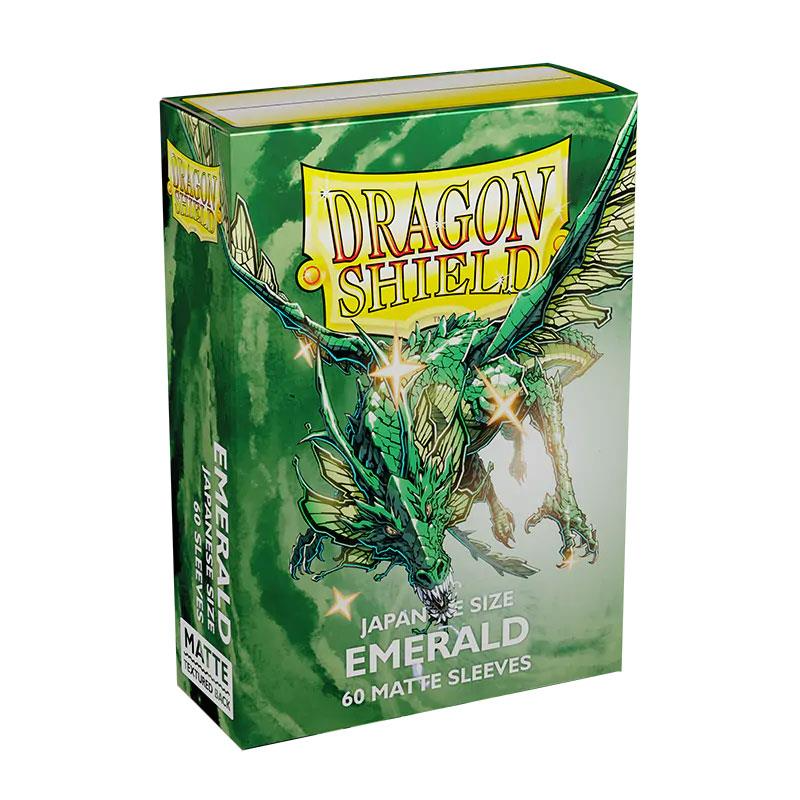 Dragon Shield Japanese Card Sleeves - Box 60 - Emerald Matte