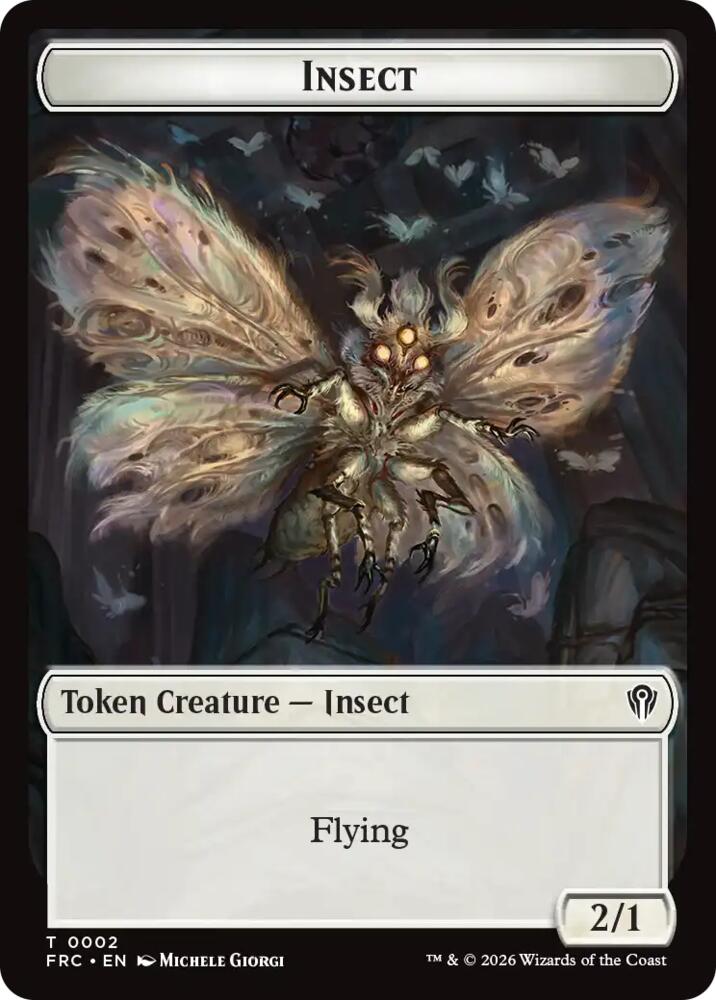 Insect // Rogue Double-Sided Token