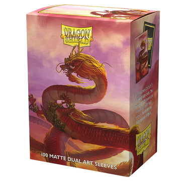 Dragon Shield Standard Card Sleeves - MATTE Dual Art - Chinese New Year: Year of the Wood Dragon '24