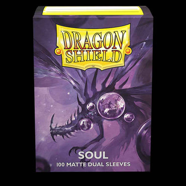 Dragon Shield Standard Card Sleeves - Box 100 - Standard Size Dual Matte Soul