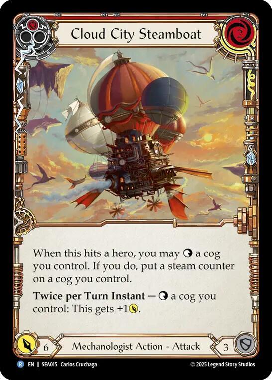 Cloud City Steamboat (Red)