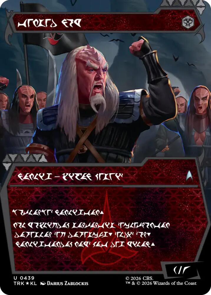 Storied Veteran (Showcase) (Klingon) [Star Trek]