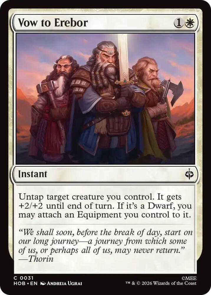 Vow to Erebor