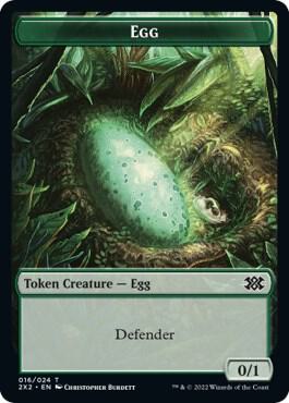 Egg // Knight Double-Sided Token