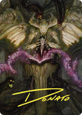 Demonic Tutor Art Card (Gold-Stamped Signature)