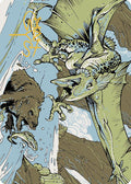 Decisive Denial Art Card (Gold-Stamped Signature)