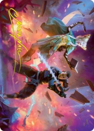 Explosive Entry Art Card (Gold-Stamped Signature)