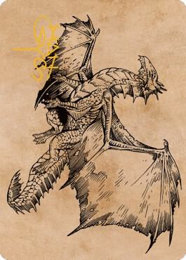 Ancient Bronze Dragon Art Card (58/81) (Gold-Stamped Signature)