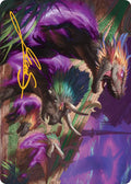 Burning Sun's Fury Art Card (Gold-Stamped Signature)