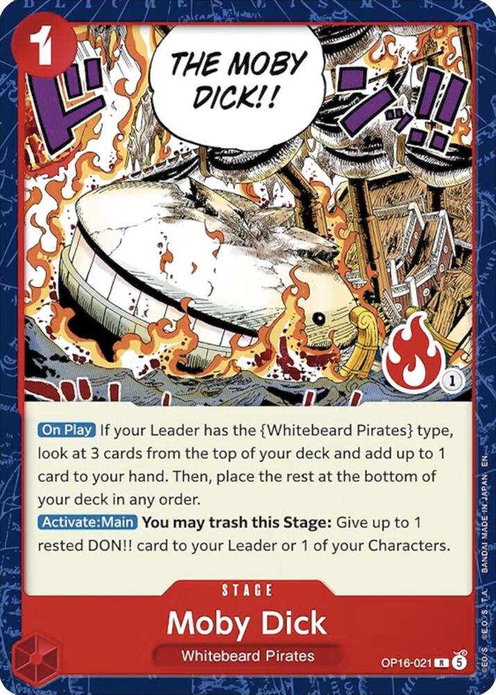 Moby Dick (Ace Deck) - OP16-021 [Set Sail Deck Set]