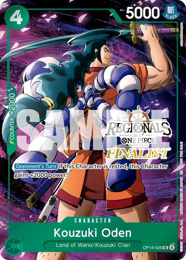 Kouzuki Oden (Regionals Finalist Card Set 26-27 Vol.2)