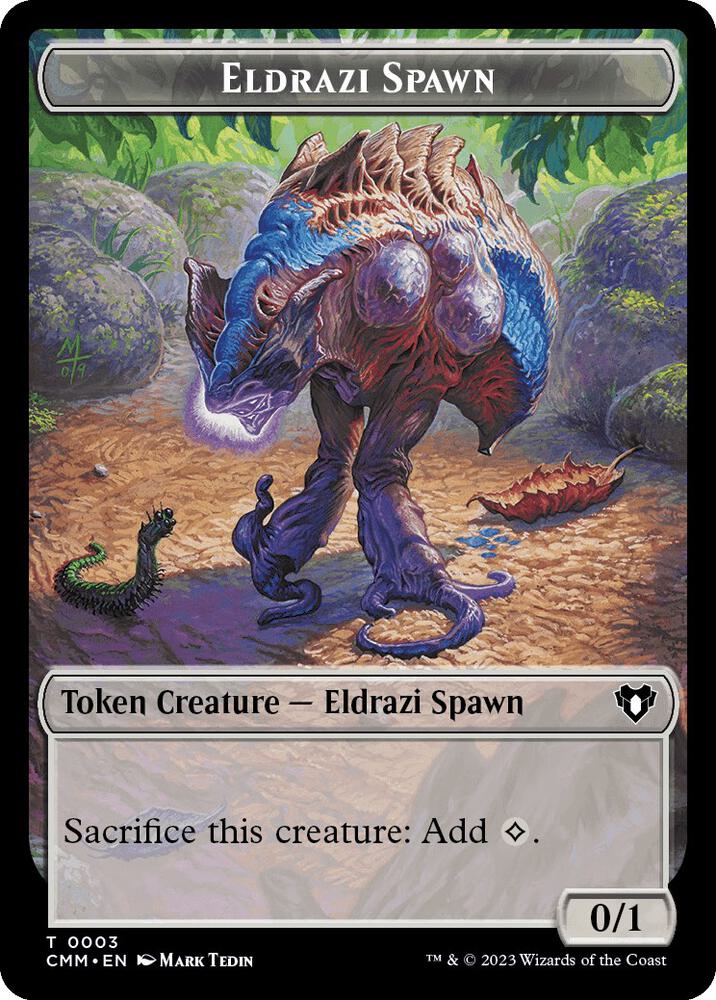 Eldrazi Spawn // Dragon (0021) Double-Sided Token