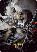 Thalia, Guardian of Thraben Art Card (Gold-Stamped Signature)