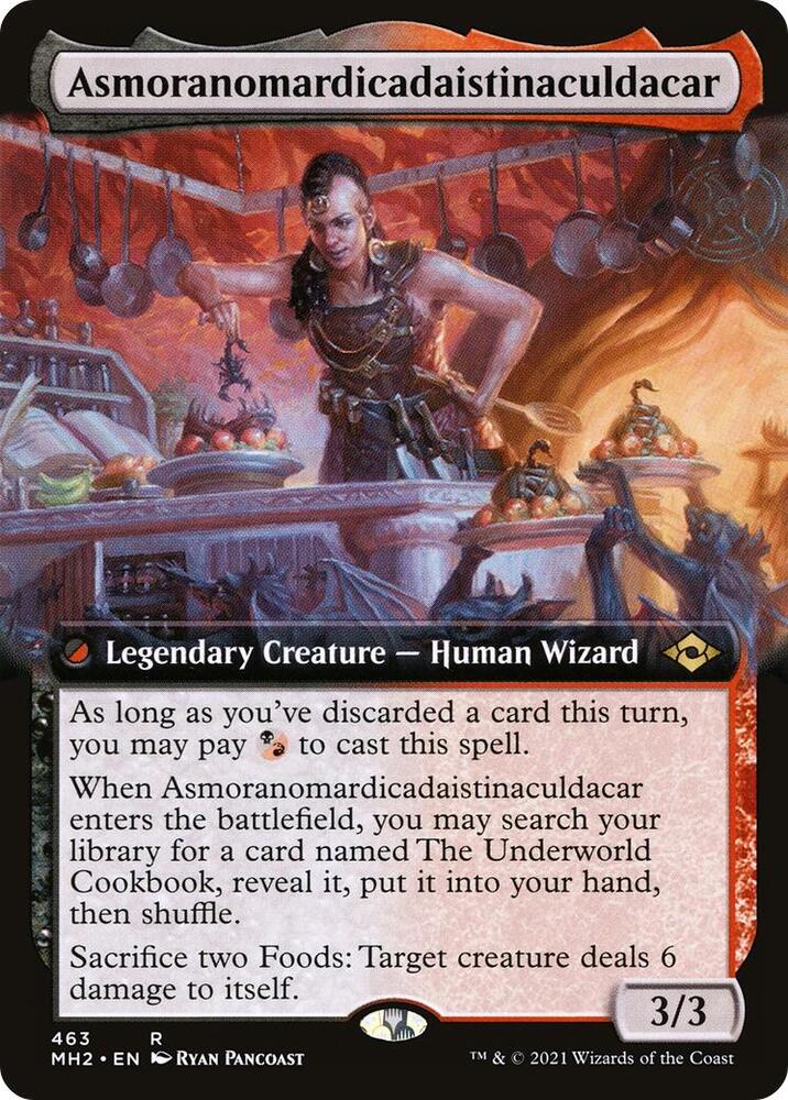 Asmoranomardicadaistinaculdacar (Extended Art)