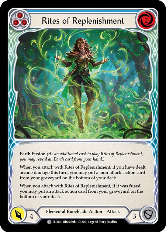 Rites of Replenishment (Blue)