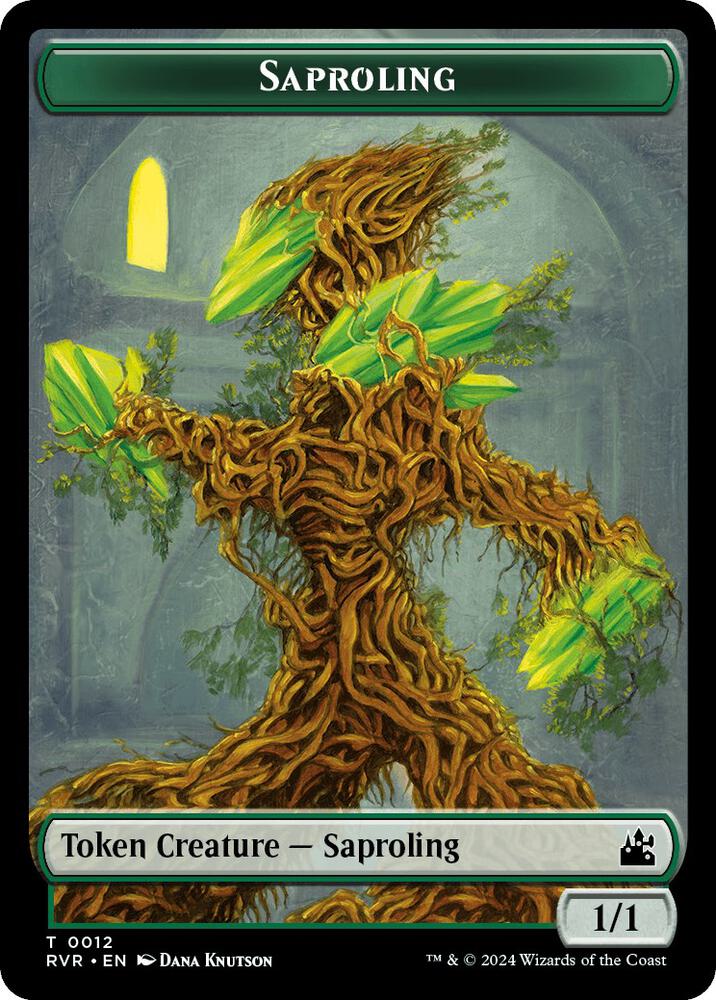 Saproling // Dragon Double-Sided Token