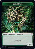 Elemental // Elf Warrior Double-Sided Token