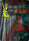 Edgar Markov's Coffin Art Card (Gold-Stamped Signature)