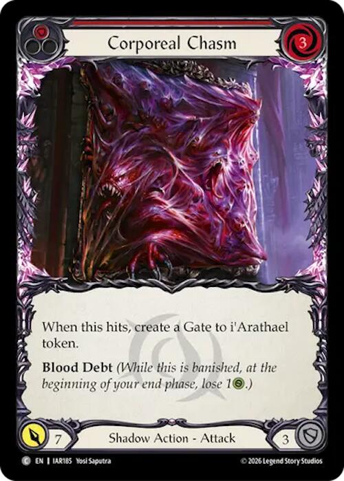 Corporeal Chasm (Red) [Usurp the Shadow Throne]