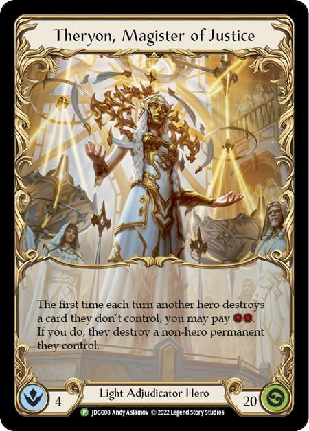 Theryon, Magister of Justice - JDG008