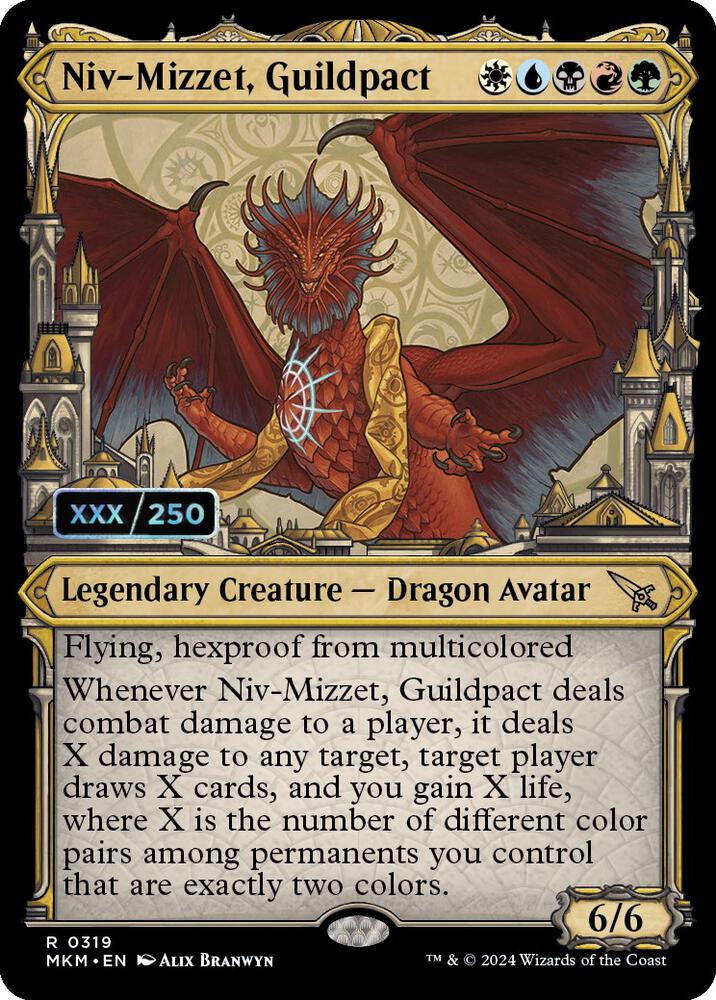 Niv-Mizzet, Guildpact (Serial Numbered)