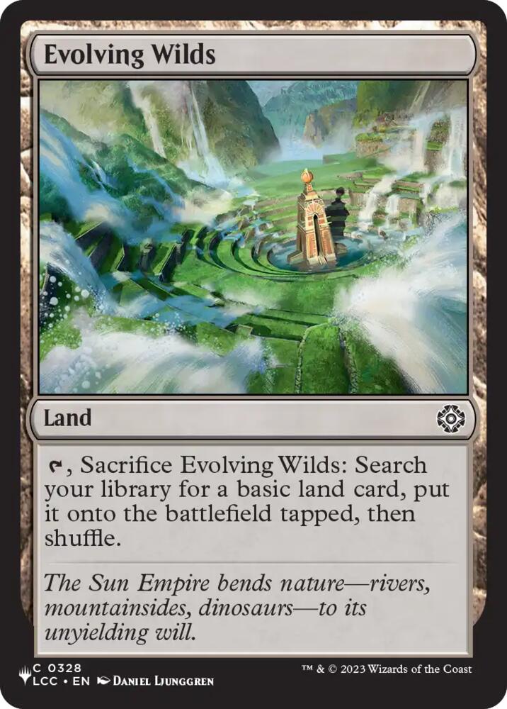 Evolving Wilds (LCC) [The List Reprints]