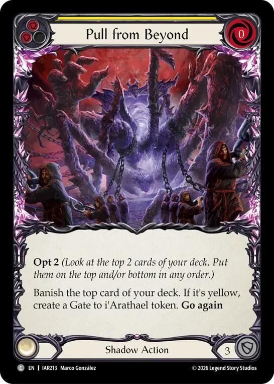 Pull from Beyond (Yellow) [Usurp the Shadow Throne]