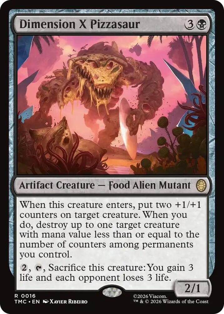 Dimension X Pizzasaur