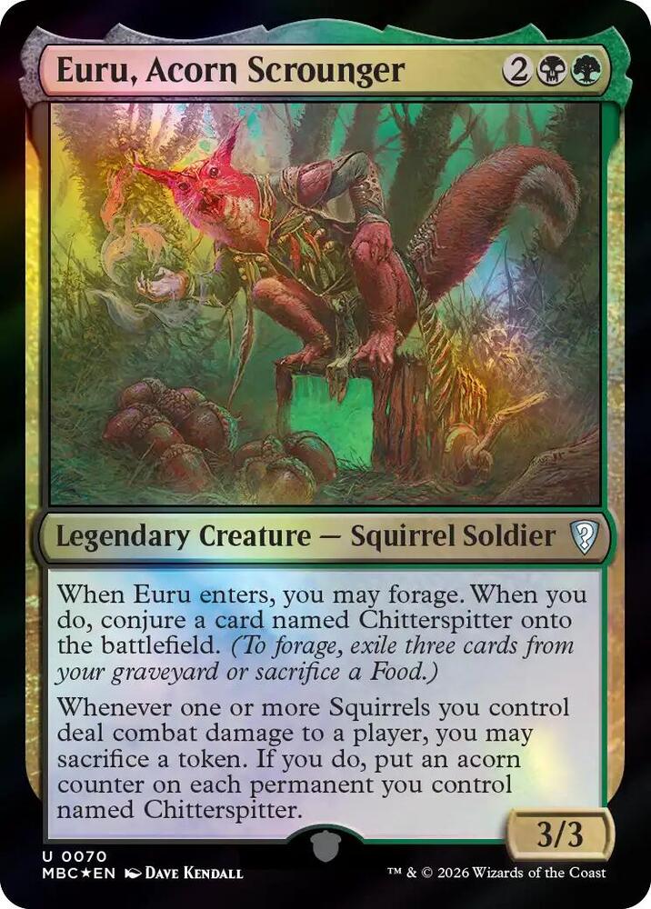 Euru, Acorn Scrounger [Mystery Booster Commander Edition]