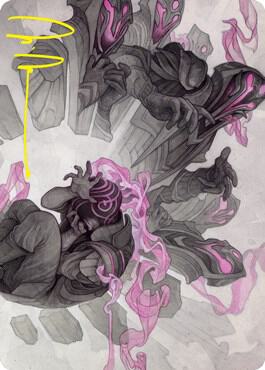 Rise of Extus Art Card (Gold-Stamped Signature)