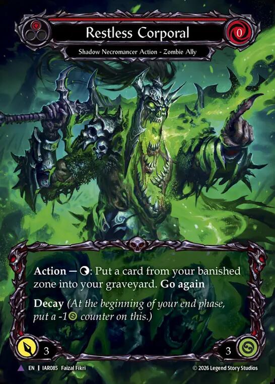 Restless Corporal (Marvel) [Usurp the Shadow Throne]