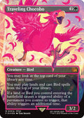Traveling Chocobo (Borderless) (Neon Ink Pink)