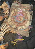 Map Token Art Card (Gold-Stamped Signature)