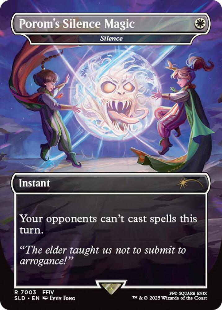Porom's Silence Magic - Silence (Rainbow Foil)