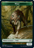 Wolf // Emblem - Zariel, Archduke of Avernus Double-Sided Token
