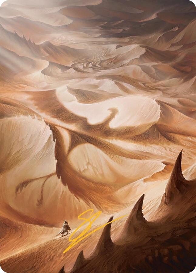 Plains Art Card (30/54) (Gold-Stamped Signature)