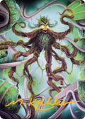 Verdant Kraken Art Card (Gold-Stamped Signature) [Art Series: Reality Fracture]