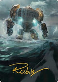 Island Art Card (Gold-Stamped Signature)