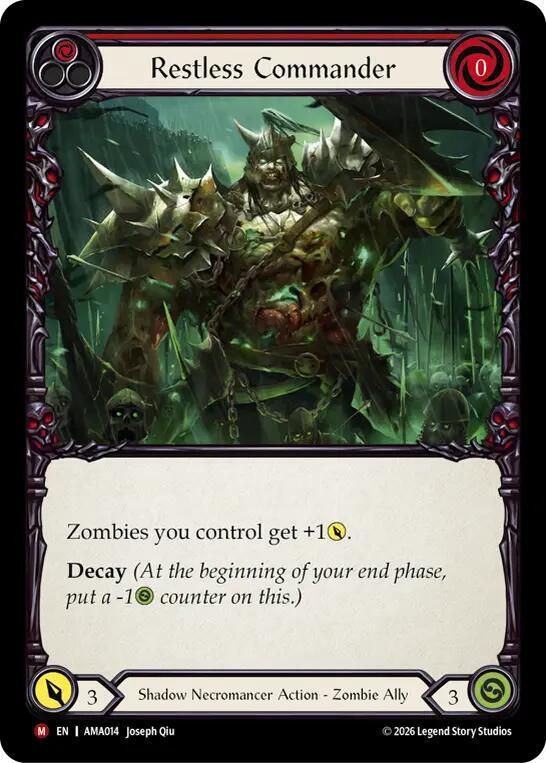 Restless Commander (Red) [Armory Deck: Malice]
