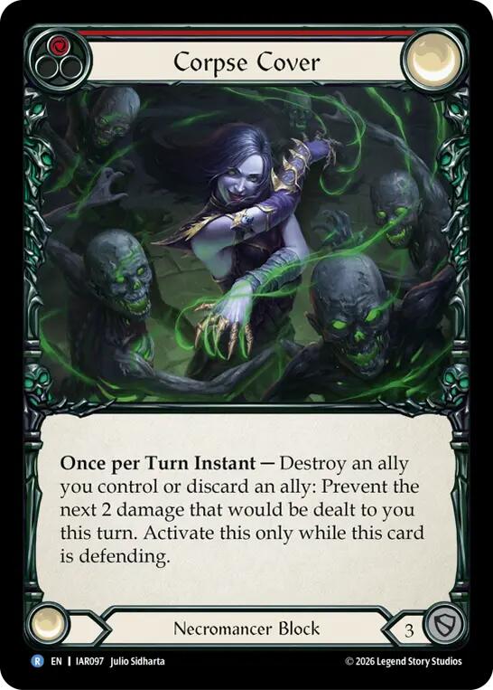 Corpse Cover (Red) [Usurp the Shadow Throne]