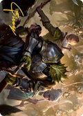 You Come to the Gnoll Camp Art Card (Gold-Stamped Signature)