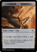 Clue (0016) // A 0043 Double-Sided Token