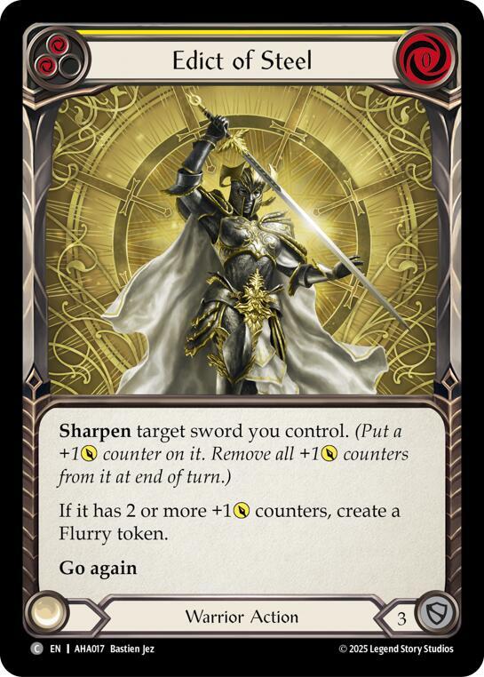 Edict Of Steel (Yellow)