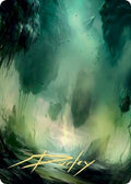 Swamp Art Card (13/81) (Gold-Stamped Signature)